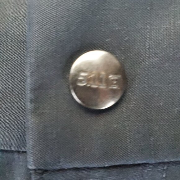 5.11 Tactical Pants Mens 38x32 Navy Blue Cargo Pockets Ripstop Workwear - Picture 2 of 13